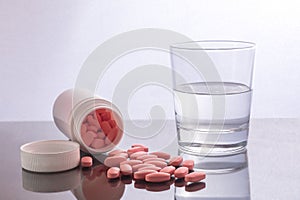 Tabs on white fund space