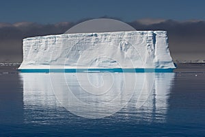 Tabular tempanos in the Antarctic peninsula. photo