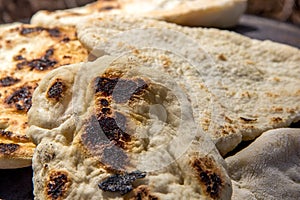 Tabun a traditional way of making daruze pita bread