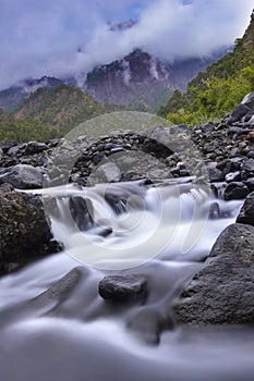 Taburiente River, Caldera de Taburiente National Park, Biosphere Reserve