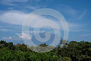 Tacana volcano view from Mexico side