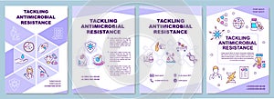 Tackling antimicrobial resistance brochure template