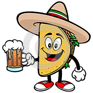 Taco with Beer