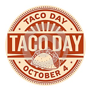 Taco Day, October 4