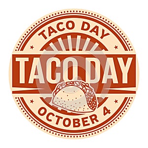 Taco Day, October 4 photo