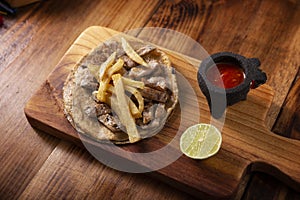 Taco de Bistec Mexican Food photo