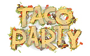 Taco Party Flyer