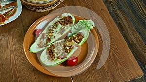 Taco Stuffed Summer Squash Boats