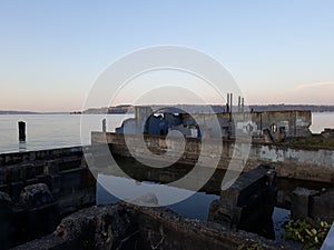 Tacoma waterfront sunset.