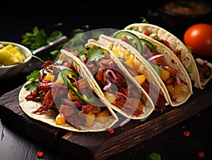 Tacos al pastor, the world-famous Mexican dish