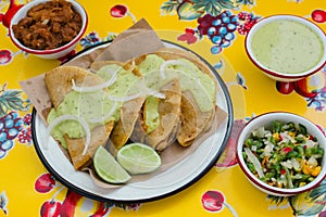 Tacos de canasta is traditional mexican food in Mexico city photo