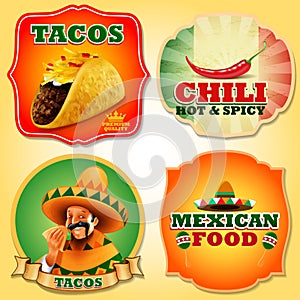 Tacos mexican STICKERS