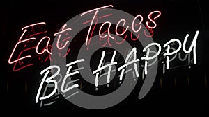 Tacos Neon Sign