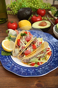 Tacos are one of the dishes on behalf of Mexico.