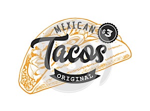 Tacos Retro Emblem