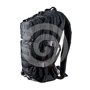 Tactical Backpack isolated on white background