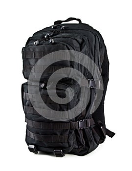 Tactical Backpack isolated on white background
