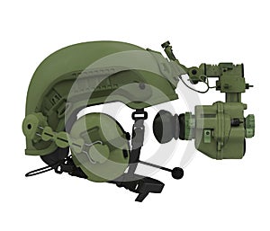 Tactical Helmet Isolated