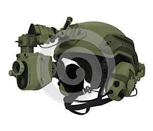 Tactical Helmet Isolated