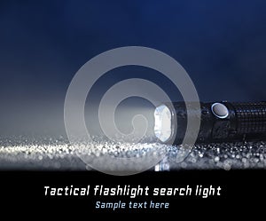 Tactical waterproof flashlight