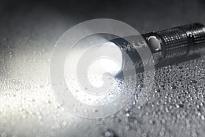 Tactical waterproof flashlight