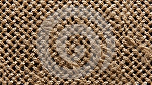 Tactile Tan Jute Stitched Mesh Background Photo Inspired By Artemisia Gentileschi