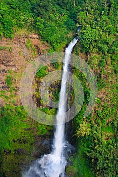 Tad fan waterfall, southern of laos photo