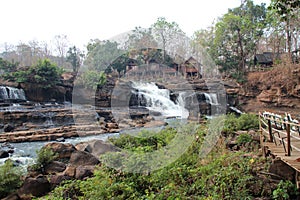 tad lo waterfalls at the bolaven plateau (laos) photo