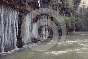 Tad Mok waterfall in Tak province, Thailand