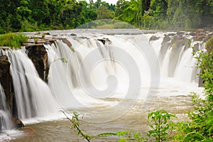 Tad Pha Souam waterfal, Paksa South Laos.