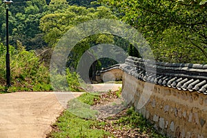 Taditional korean village,historical and authentical living