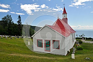 Tadoussac chapel (oldest canadian wooden church) photo