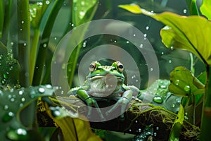 tadpole frog rainforest
