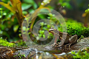 tadpole frog rainforest