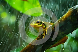 tadpole frog rainforest