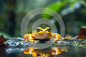 tadpole frog rainforest