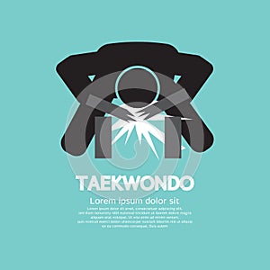 Taekwondo Asian Sport Symbol