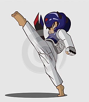 Taekwondo martial art