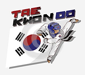 Taekwondo martial art