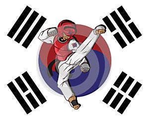 Taekwondo martial art