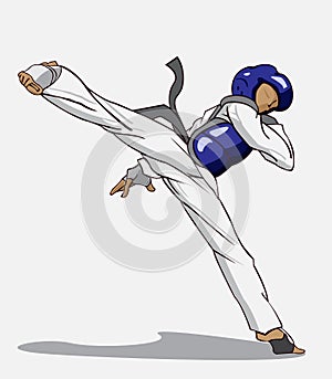 Taekwondo. Martial art