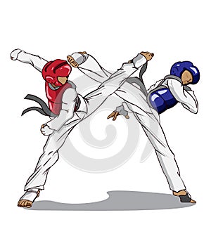 Taekwondo. Martial art