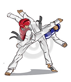 Taekwondo. Martial art