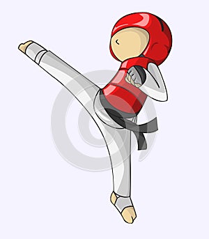 Taekwondo. Martial art