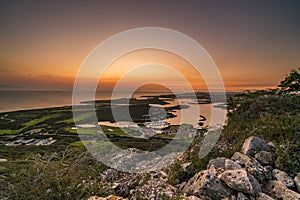 Tafelberg Mountain and Quarry Curacao Views