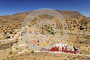 Tafraoute in the Anti-Atlas mountains