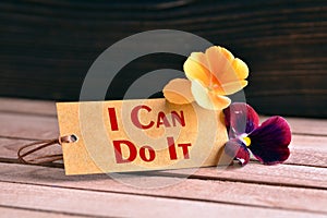 I can do it tag