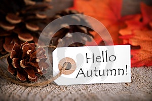 Tag with Hello Autumn