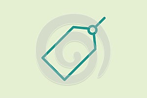 Tag icon. icon related to UI elements. suitable for web site, app, user interfaces,element, printable etc. line icon style. simple