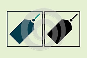 Tag icon. icon related to UI elements. suitable for web site, app, user interfaces,element, printable etc. solid icon style.